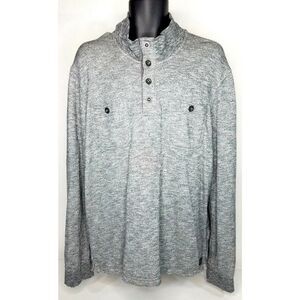 LUCKY BRAND Mock Neck Pullover Knit Sweater